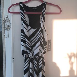 Maxi Blk and White Dress